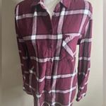 Garage shirt boyfriend fit plaid flannel small Photo 0