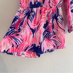 Lilly Pulitzer sunny shoulder Elsa 100% silk romper size XS Photo 6