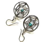 Steampunk Dream Catcher Earrings Sterling silver Photo 5