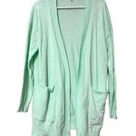 Kori  women's size small long sleeve mint green cardigan sweater business casual Photo 0