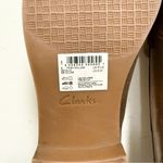 Clarks Collection Metallic Gold Bronze Leather Trish Willow Slip On Shoes 9 Wide Photo 8