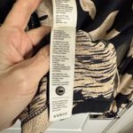 Floral Black Cream Ruffle Tie Photo 4