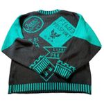 Looking Good Knits Womens‎ Sweater Size L Vintage Multicolor Knit Pullover Black Size L Photo 1