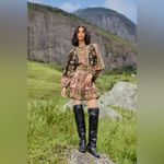 Farm Rio  Green Flowering Garden Tree Mini Dress, Size Small , $248 Photo 6