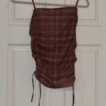 Urban Outfitters UO Plaid Crop Tie Tank Photo 0