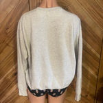 PINK - Victoria's Secret VS PINK Gray Medium Crested Logo Sweatshirt Photo 5