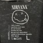 Nirvana “In Utero” faded black 90s style T-shirt. Size large Photo 3