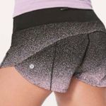 Lululemon Speed Up Short 2.5” Ombre Speckle Stop Print Speed Short Pink/Black 8 Photo 3