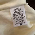 Storia Bolt cream tiered mini skirt with lightning bolts size M NWT Photo 4