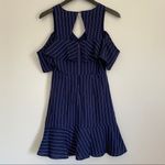 J.O.A. Nwt Pinstripe Cold Shoulder Dress XS Photo 8