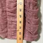 Haute Monde  junior small ruched mesh mini dress long sleeve sweetheart neckline Photo 9