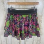Lululemon  Court Rival High-Rise Skirt size 8 Vivid Floral Tone Multi Activewear Photo 2
