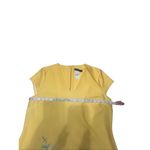 NY & Company Low V MIDI Dress Sz XXL NWT Yellow Photo 4