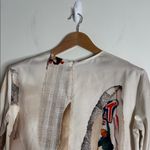 Stella McCartney Skate paper print blouse 100% silk Rare vintage size EU 40 Photo 3