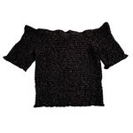 Urban Outfitters  sparkly, rave festival, cropped, off shoulder party top MED NWT Photo 3