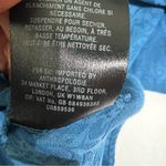 Anthropologie Holding Horses Blue Jacquard Cold-Shoulder Dress Size M Photo 5