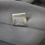 Oasis  Multicolored Leaf Print 3/4 Sleeve Pleated Knee Length Dress Photo 7