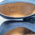 Naturalizer Paxton Bootie Womens Size 6M Blue Open Front Lace Up Tassel Witchy Photo 10