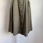 Saks 5th Avenue Saks Fifth Ave. Green Off Shoulder Midi Dress cottagecore Ruffle Size 2 Photo 2