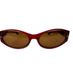 Valentino Garavani Valentino Oval Cat Eye Sunglasses Red Gradient Frames Prescription Lenses Frames Photo 4