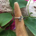 Sterling Silver Wrap Around Arrow Toe Ring Midi Ring Silver Photo 1