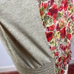Anthropologie  Tiny Floral Capped Sleeve Top Photo 4