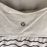 Lululemon Run: Chase Me Tank Quiet Stripe Printed White Deep Indigo Blue 10 Photo 2