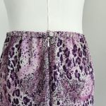 American Vintage Vintage Y2K Katie Lin Woman Purple Pink Animal Print High Waist Midi Skirt 3X Photo 7