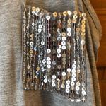 Xhilaration Grey Sequin Razorback Tank Top Small Photo 1