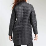 Athleta  Quilted Bomber Jacket Black Zipper Pockets Long Sleeve XL Photo 1