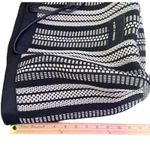 Bimba y Lola large‎ Plaited Shopper Tote Bag Black Woven Striped Beach Vacation Photo 7