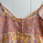 Free People cami top satin floral lace boho femme XS Photo 4