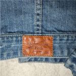 Abercrombie & Fitch Vintage Y2K Distressed Light Blue Denim Jacket Photo 5