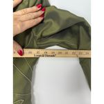 Luca Luca 100% Silk Cropped Blazer Jacket Olive Green Italian Designer Size 6 Photo 6