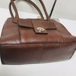 wilson's leather Vintage  Dark Red Shoulder Tote Organizer Lined Double Handle Photo 3