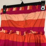 OLIVIA JAMES THE LABEL JANE DRESS PINK STRIPE STRAPLESS MAXI DRESS XS Photo 3