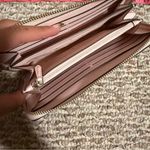 Kate Spade  Large Continental Light Rose Pink Gold Leather Wallet Photo 9