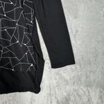 Athleta  Derek Lam Shirt Women Large Black White Geometric Corner Road Athleisure Photo 3