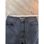 Joie  Washed Onyx Pereh Studded Jeans Charcoal size 28 Photo 3