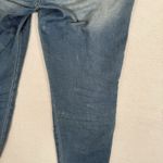 Driftwood  River Bloom Joggers Womens M Blue Embroidered Soft Denim Floral Pants Photo 5