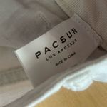 PacSun Mom Shorts Two-tone Color Block Cuffed Jean Women's 28 Beige Photo 6