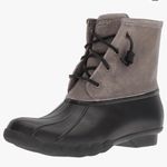 Sperry Saltwater Duck Boots Lace Up Waterproof Rain Winter Boots #1276 Photo 0