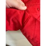 J.Crew  Chino Shorts Red Women Size 16 Flat Front Casual Everyday Photo 3