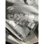 ZOE LA “Come Thru” Sweatshirt Los Angeles Oversized Medium Gray 100% Cotton USA Blue Photo 3