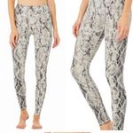 Evolution and creation  Brianna Snake Print Legging Ankle Length Black/White  L Photo 1