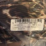 Boohoo Leopard Print Plisse Relaxed Fit Shirt Photo 5