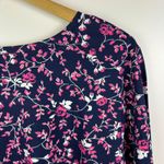 Woman Within Floral Tunic Top Size 22/24 Stretch Comfort Modest Feminine Cotton Photo 1