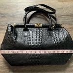 Vittoria Pacini Elegant Black Leather Crocodile Photo 2