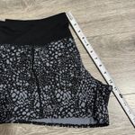 Road Runner Sports Women's Running Black Gray Animal Print Swimming Shorts Sz M Size M Photo 13