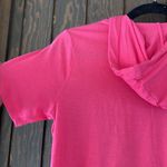Michael Kors woman’s size small hoodie drawstring t-shirt in coral pink Photo 7